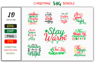 10 Christmas Design Bundle for Crafts