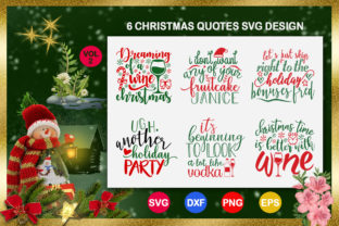 6 Christmas Quotes Bundle for Crafts