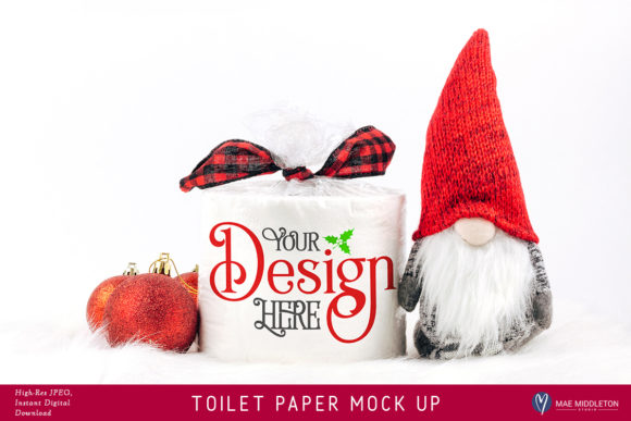 Christmas Amp Toilet Paper Roll Mock Up