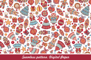 Christmas Digital Scrapbook Paper Patterns