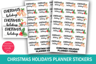 Christmas Holidays Planner Stickers for Crafts