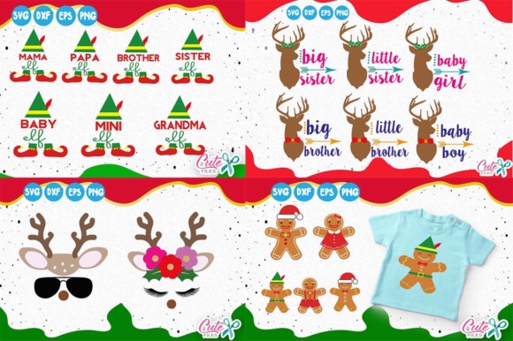 Christmas Mini Bundle 21 Items for Crafts