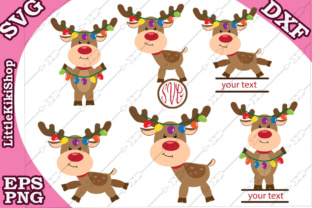 Christmas Reindeer Set for Crafts