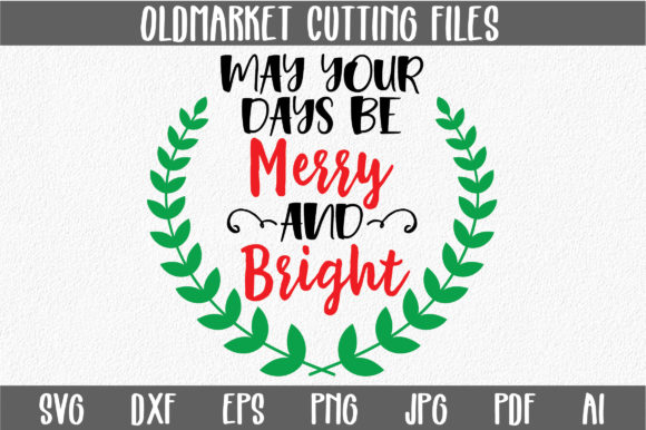 Christmas SVG Cut File for Crafts
