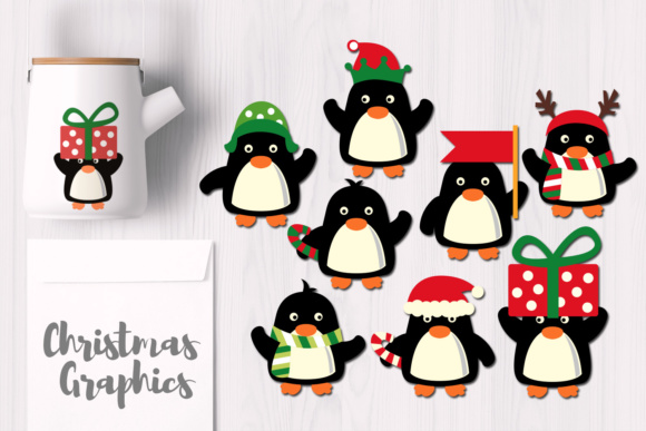 December Christmas Penguins Crafts