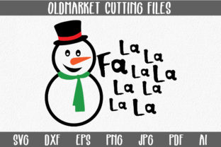 Fa La La La La - Deck the Halls Christmas SVG Cut File for Crafts