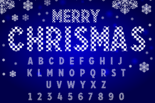 Merry Christmas Font for Crafts
