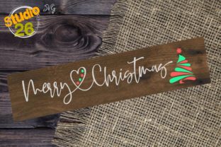 Merry Christmas with Tree - SVG for Crafts