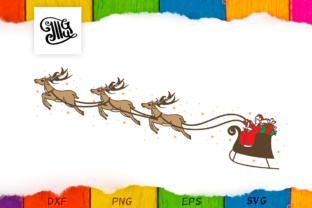 Reindeers and Santa for Crafts