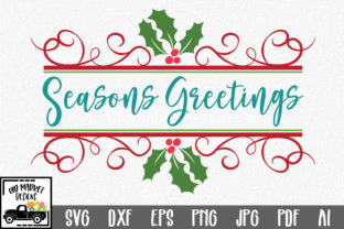Seasons Greetings - Christmas Cut File for Crafts