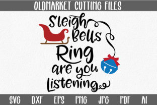 Sleigh Bells Ring Crafts SVG Cut File