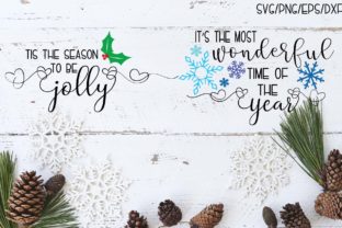 Tis the Season Set of 2 Christmas SVGs