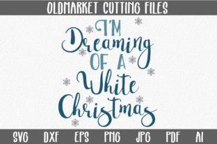 White Christmas SVG for Crafts